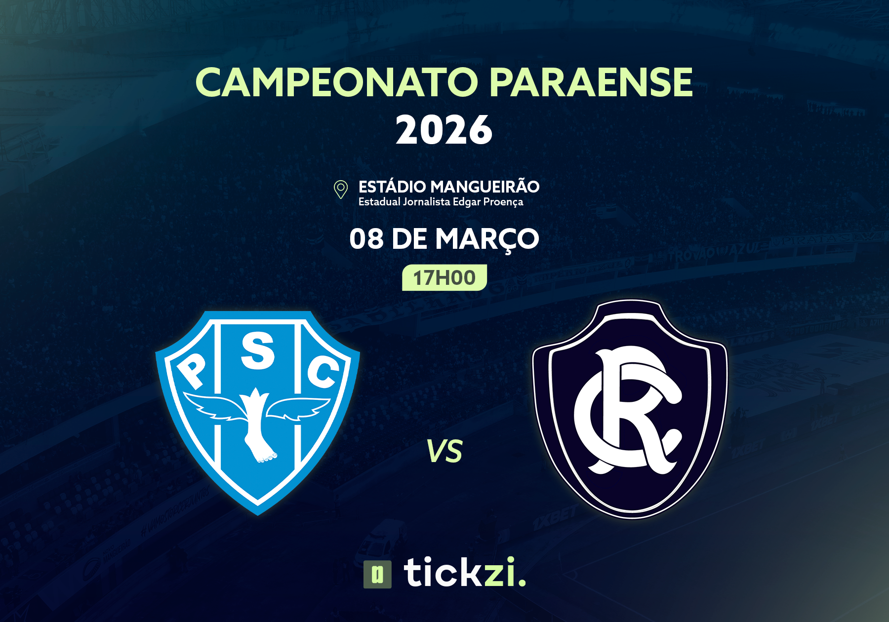 Paysandu x Clube do Remo - Campeonato Paraense 2026